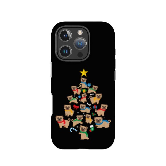 Pug Dog Tree Dog Owner Mom Dad IPhone Cases