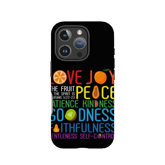 Love Joy The Fruit Of The Spirit Is Peace Patience IPhone Cases