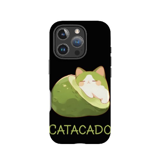 Catacado Funny Avocado Kawaii Cat Lover IPhone Cases