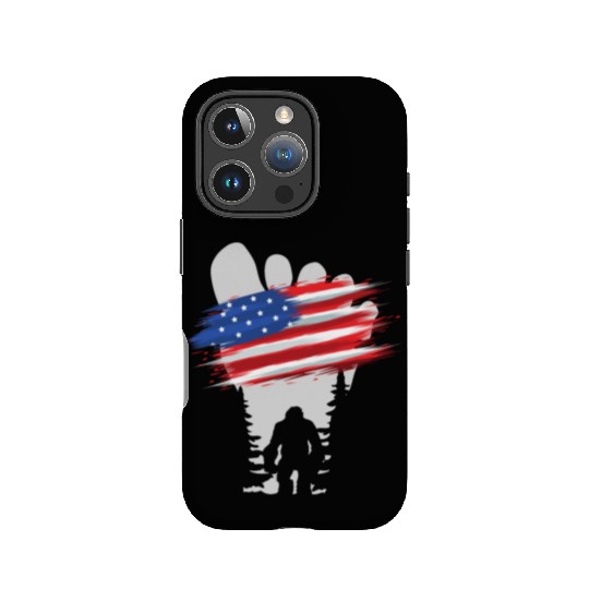 Bigfoot 4th July b IPhone Cases
