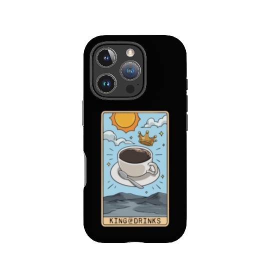 Tarot Card Reader Hot Coffee Drinker Caffeine IPhone Cases