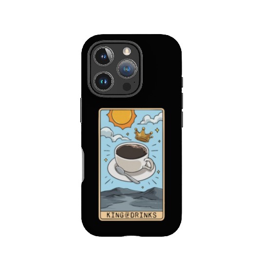 Tarot Card Reader Hot Coffee Drinker Caffeine IPhone Cases