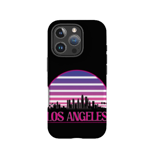 LOSANGELES CIRCLE striped IPhone Cases