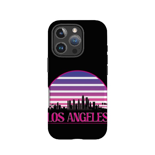 LOSANGELES CIRCLE striped IPhone Cases