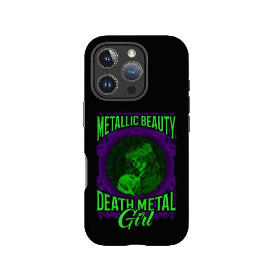 Goth Rock Satan Girl Woman Festivals Death Metal IPhone Cases
