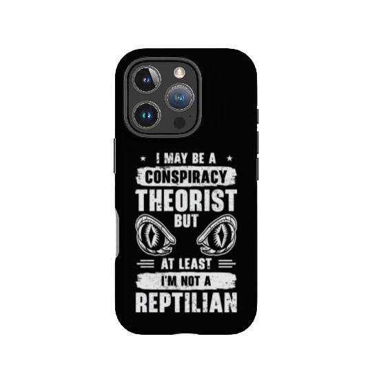 Lizard Reptilian Agenda Conspiracy Theory IPhone Cases
