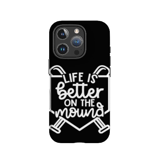 Life Is Better On The Mound Baseball Pitcher IPhone Cases
