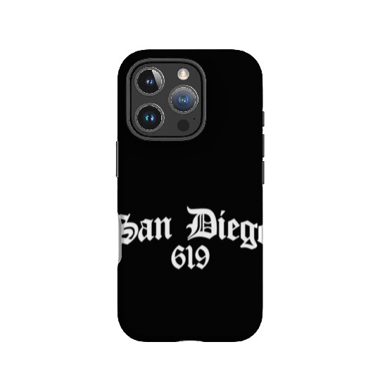 San Diego 619 Chicano Latino Style Area Code IPhone Cases