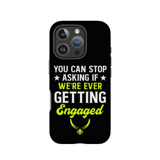 Funny Engagement Design Save The Date 0 IPhone Cases