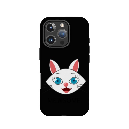 Mewsome White Cat Face IPhone Cases