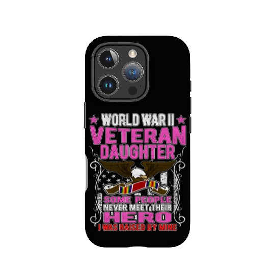 Proud World War 2 Veteran Daughter I Was Raised By IPhone Cases