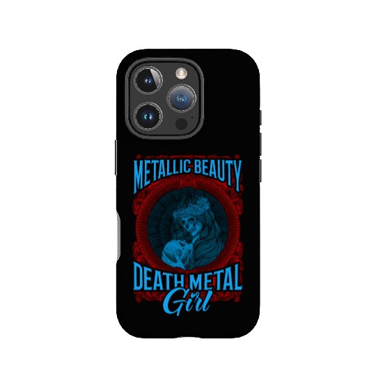 Goth Rock Satan Girl Woman Festivals Death Metal IPhone Cases