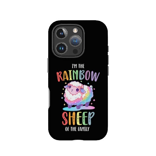 Rainbow Sheep LGBTQ Transgender Pride Community IPhone Cases