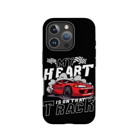 Race Car Dirt Track Racing Funny Racer Race Car IPhone Cases