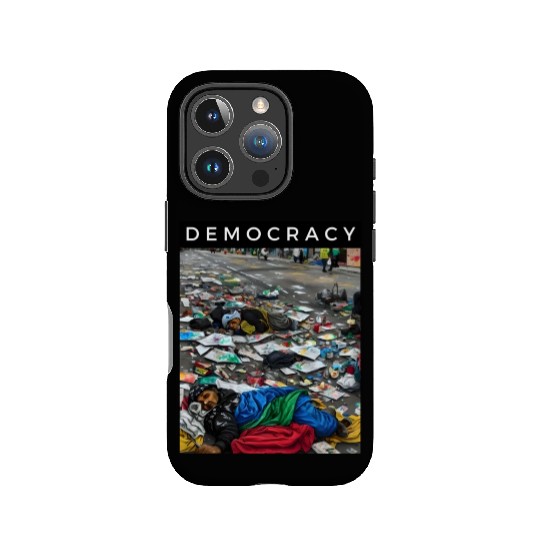 Forgotten Voices: The Democracy of the Streets IPhone Cases