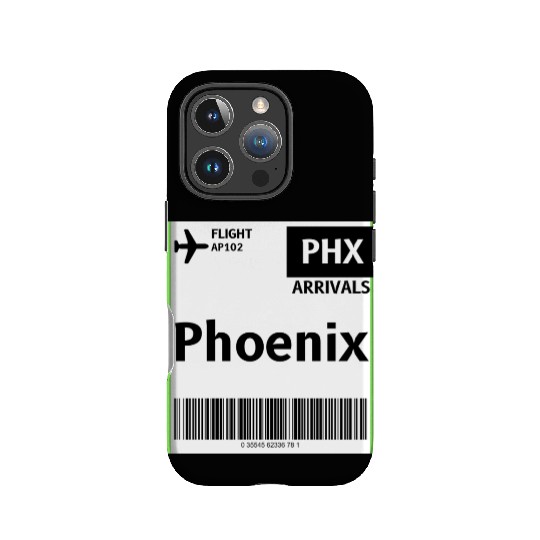 airplane ticket phoenix IPhone Cases