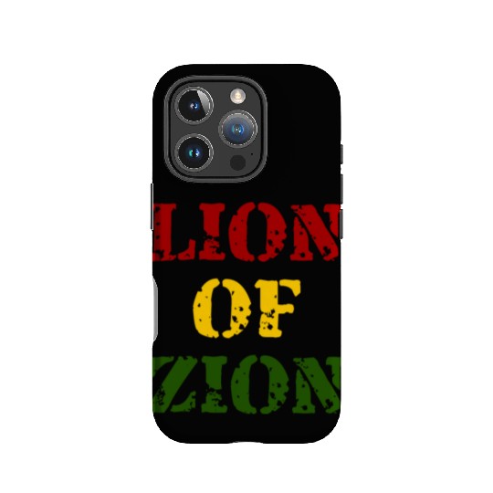 Lion Of Zion Reggae Colors IPhone Cases