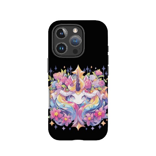Flowers Unicorn Unicorn Flowers Fable Mystery IPhone Cases