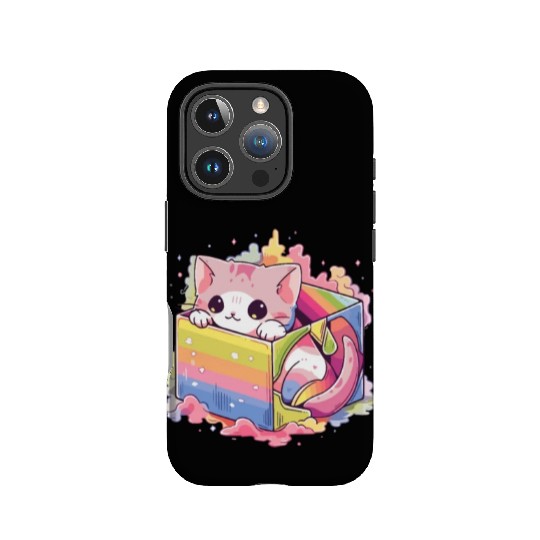 Cute Kitty Rainbow Pride LGBT Transgender Cat Pun IPhone Cases