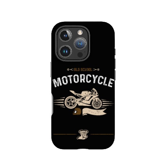 Old School Motorcycle - Motorcycle IPhone Cases