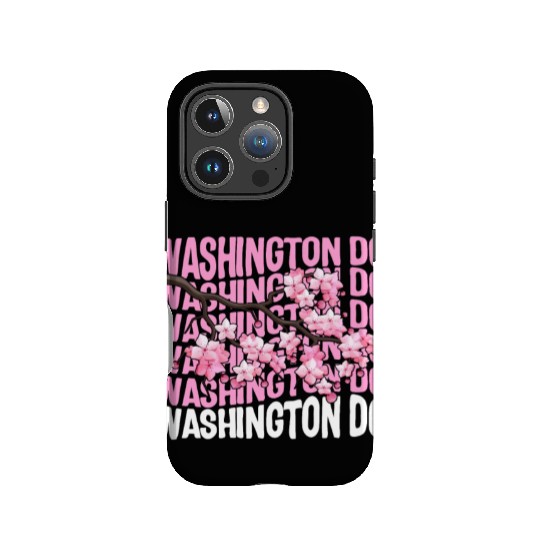 Washington DC IPhone Cases, Cherry Blossom Floral Pop