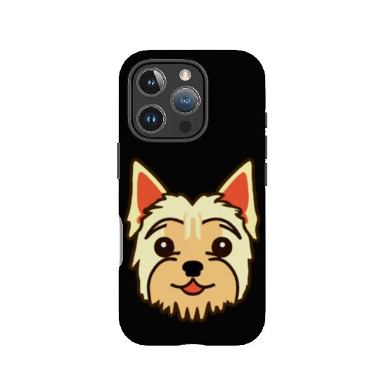 Little Yorkshire Terrier Dog Lover Yorkie Retro IPhone Cases