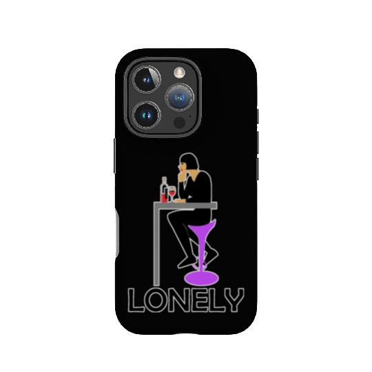 LONELY GIRL ALONE IPhone Cases