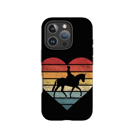 Equestrian Horseman Retro Sunset Horse Lover Rider IPhone Cases