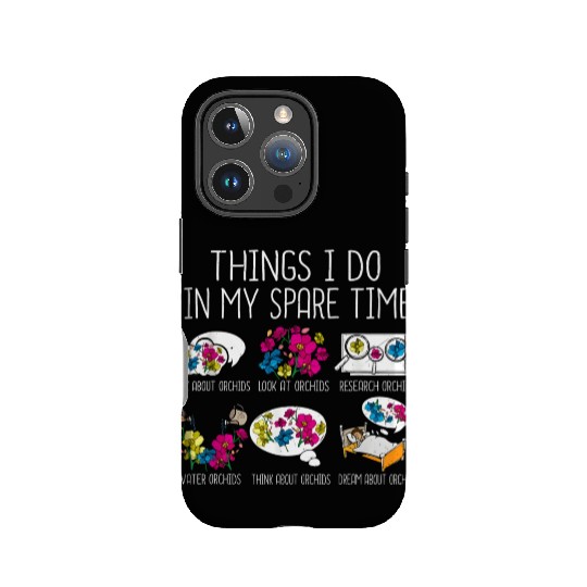 Orchid Plant Lover Houseplant Florist Gardening IPhone Cases