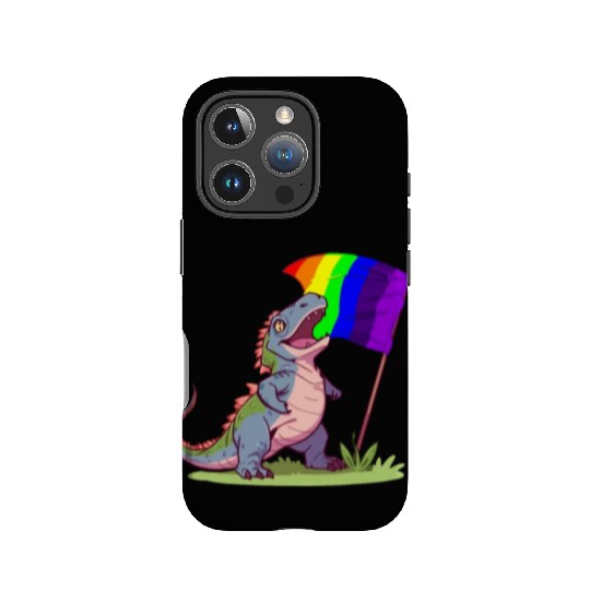 Funny Dinosaur LGBT Community Pride Lesbian Gay IPhone Cases