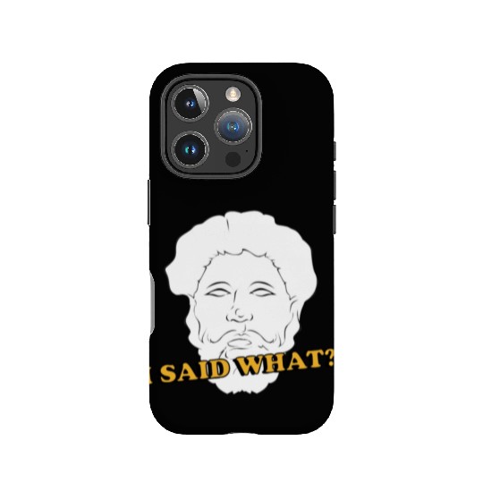 I Said What Philosophy Socrates Teacher Reading IPhone Cases