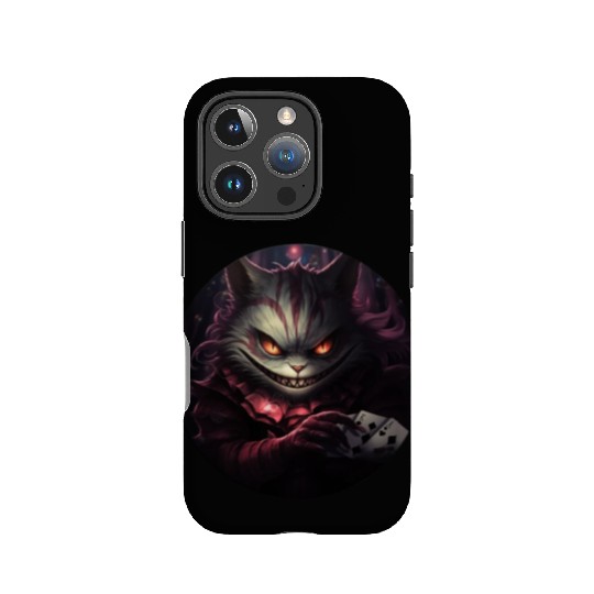 Cheshire Cat Playing Cards IPhone Cases