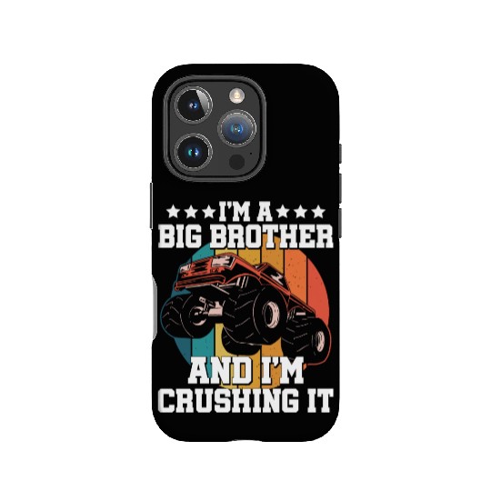 I'm a Big Brother and I'm Crushing It Racer IPhone Cases