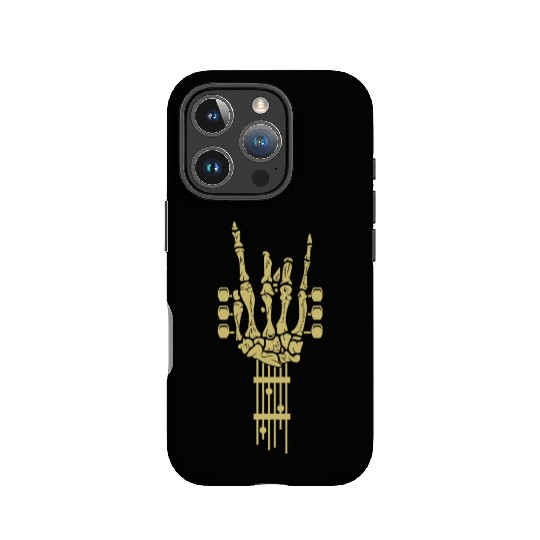 Rock Roll Skeleton Guitar Music Lover IPhone Cases