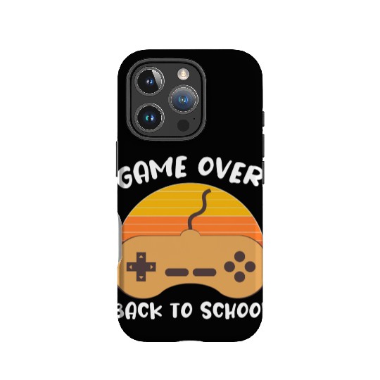 Game Over Back To School Student Teacher Vintage IPhone Cases