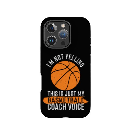 Basketball Coach Basketball Coaching Voice IPhone Cases