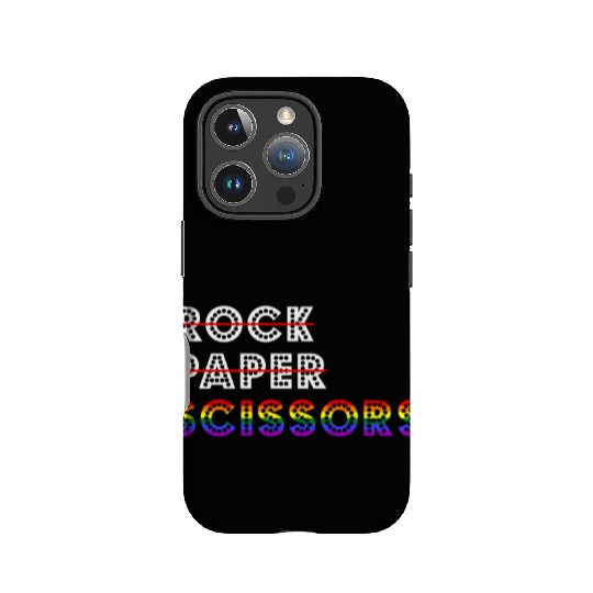 Rock Paper Scissors LGBT For Lesbians Lesbian Cool IPhone Cases