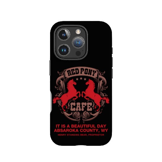 Red Pony It Is A Beautiful Day IPhone Cases