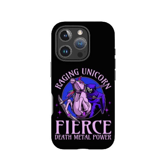 Goth Rock Satan Unicorn Festivals Death Metal IPhone Cases