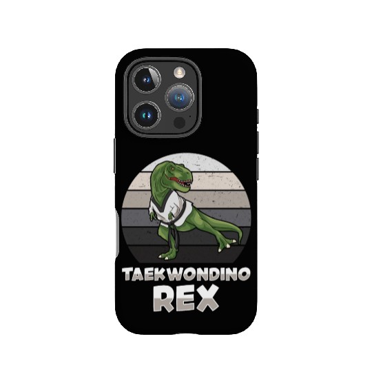 Taekwondino Rex Dinosaur Lover T-rex Taekwondo IPhone Cases