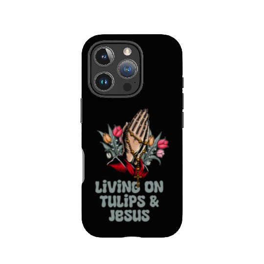 Tulip Gardening Jesus IPhone Cases