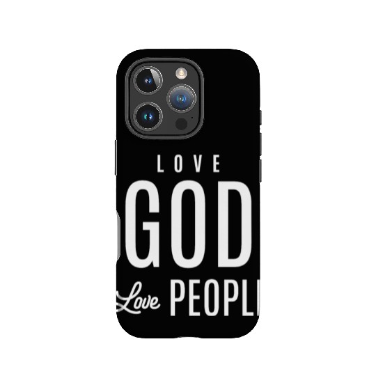 Spread Love, Embrace Faith - Love God Love People IPhone Cases