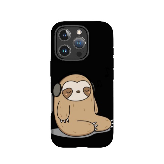 Music Sloth IPhone Cases