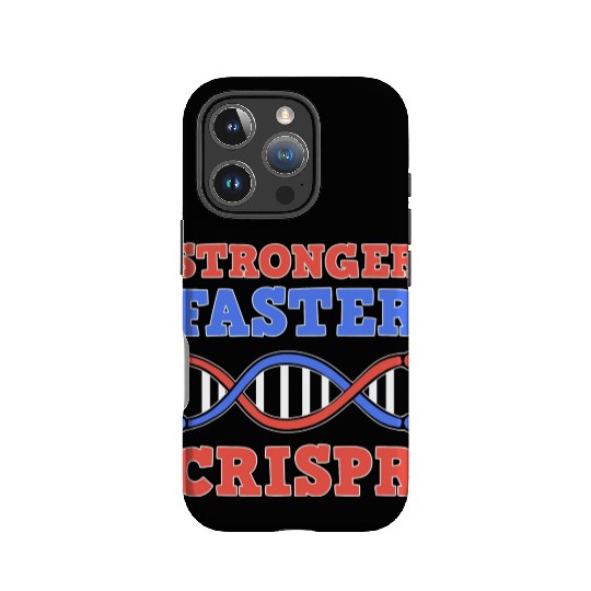 Stronger Faster Crispr Graffiti Biology Teacher IPhone Cases