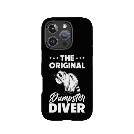 Raccoon Lover Trash Picking Dumpster Diving Trash IPhone Cases