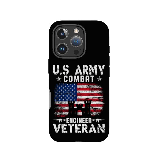 US Army Combat Engineer Veteran IPhone Cases