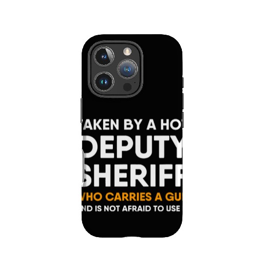 Deputy Sheriff Girlfriend Boyfriend Wife Husband F IPhone Cases