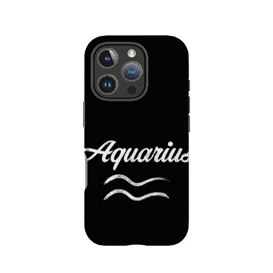 Zodiac Symbol Sign Aquarius IPhone Cases