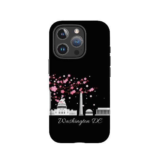 Washington Dc Monuments Memorials Cherry Blossoms IPhone Cases