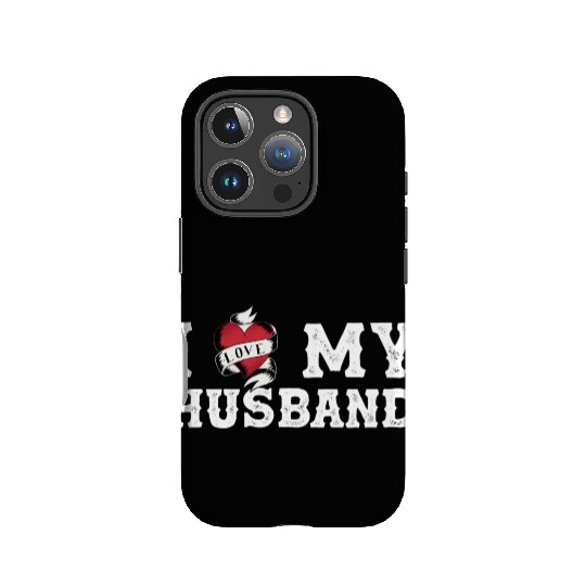 Vintage I Love My Husband - I Heart My Husband IPhone Cases